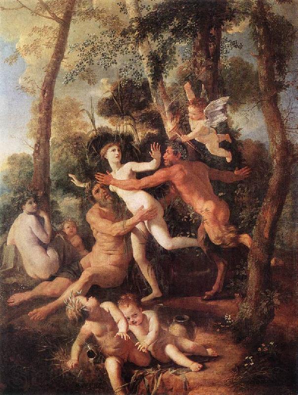 POUSSIN, Nicolas Pan and Syrinx fh France oil painting art